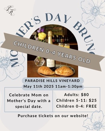 2025 Mother's Day Brunch - Children 0-4