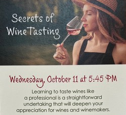 Secrets of Wine Tasting - October 2023